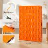 COMIX Lined Journal for Women, 192 Pages, 100GSM Paper, 5.5″ x 8.3″, Hardcover, A5 Medium College Ruled, Daily Journal Notebook with Gift Box, Fits for Office School Home, Lavender(Orange)