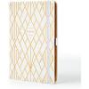 COMIX Lined Journal for Women Men, 192 Pages, 100GSM Paper, 5.5″ x 8.3″, Hardcover, A5 Medium College Ruled, Daily Journal Notebook with Gift Box, Fits for Office School Home, White(White)