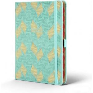 COMIX Lined Journal for Women, 192 Pages, 100GSM Paper, 5.5″ x 8.3″, Hardcover, A5 Medium College Ruled, Daily Journal Notebook with Gift Box, Fits for Office School Home, Lavender(Mint Green)
