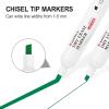 Comix Low Odor Dry Erase Markers, Chisel Tip, Red Color, 36 Count Whiteboard Marker for Office, School, Classroom, Teachers(Green Color 36 Count)