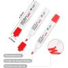 Comix Low Odor Dry Erase Markers, Chisel Tip, Red Color, 36 Count Whiteboard Marker for Office, School, Classroom, Teachers(Red Color 36 Count)