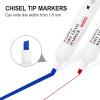 Comix Low Odor Dry Erase Markers, Chisel Tip Whiteboard Marker, 8 Assorted Colors Pack of 36 Markers for Classrooms Offices & Home Offices