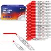 Comix Low Odor Dry Erase Markers, Chisel Tip, Red Color, 36 Count Whiteboard Marker for Office, School, Classroom, Teachers(Red Color 36 Count)