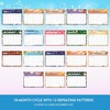 Comix 18 Month Wall Calendar 2026-2027 11×8.5 Inch, Monthly Planner Jul 2026 to Dec 2027, Thick 120GSM Paper with Stable Twin-Wire Binding for Home Office Planning(Festival)