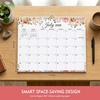 Comix 18 Month Wall Calendar 2026-2027 11×8.5 Inch, Monthly Planner Jul 2026 to Dec 2027, Thick 120GSM Paper with Stable Twin-Wire Binding for Home Office Planning(Floral)