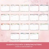 Comix 18 Month Wall Calendar 2026-2027 11×8.5 Inch, Monthly Planner Jul 2026 to Dec 2027, Thick 120GSM Paper with Stable Twin-Wire Binding for Home Office Planning(Floral)