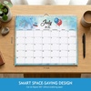 Comix 18 Month Wall Calendar 2026-2027 11×8.5 Inch, Monthly Planner Jul 2026 to Dec 2027, Thick 120GSM Paper with Stable Twin-Wire Binding for Home Office Planning(Holiday)