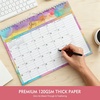 Comix 18 Month Wall Calendar 2026-2027 11×8.5 Inch, Monthly Planner Jul 2026 to Dec 2027, Thick 120GSM Paper with Stable Twin-Wire Binding for Home Office Planning(Glitter Sand)