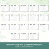 Comix 18 Month Wall Calendar 2026-2027 11×8.5 Inch, Monthly Planner Jul 2026 to Dec 2027, Thick 120GSM Paper with Stable Twin-Wire Binding for Home Office Planning(Leaf)