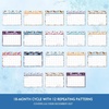 Comix 18 Month Wall Calendar 2026-2027 11×8.5 Inch, Monthly Planner Jul 2026 to Dec 2027, Thick 120GSM Paper with Stable Twin-Wire Binding for Home Office Planning(Butterfly)