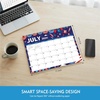 Comix 18 Month Wall Calendar 2026-2027 11×8.5 Inch, Monthly Planner Jul 2026 to Dec 2027, Thick 120GSM Paper with Stable Twin-Wire Binding for Home Office Planning(Festival)