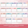 Comix 18 Month Wall Calendar 2026-2027 11×8.5 Inch, Monthly Planner Jul 2026 to Dec 2027, Thick 120GSM Paper with Stable Twin-Wire Binding for Home Office Planning(Glitter Sand)