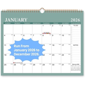 Comix 18 Month Wall Calendar 2026-2027 11×8.5 Inch, Monthly Planner Jul 2026 to Dec 2027, Thick 120GSM Paper with Stable Twin-Wire Binding for Home Office Planning(Macaron Colors)